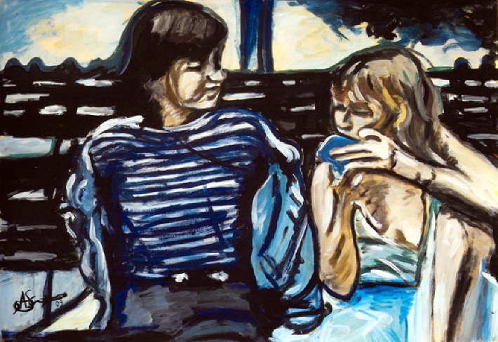 Armin Schanz | "Calles de la ciudad 13:00 horas" | 70x100cm 