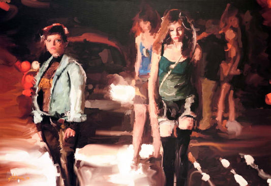 Armin Schanz | "Meet the angels from the earth" | 70 x 100 cm