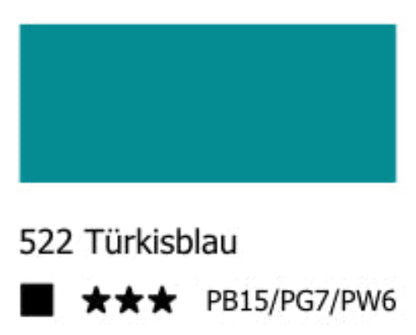 REMBRANDT Ölfarbe - 522 Türkisblau 40ml