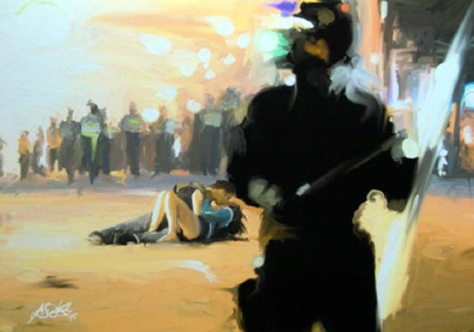 Armin Schanz | "When love takes over" | 70 x 100 cm