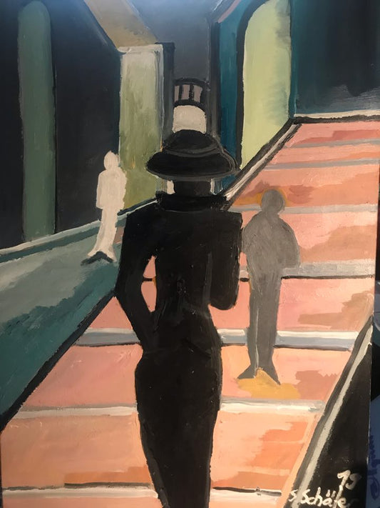 Sabine Schäfer | "Der Schatten der Vergangenheit" | 120 x 80 cm